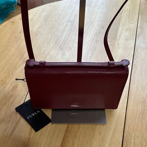 Furla Deep Red Crossbody Bag